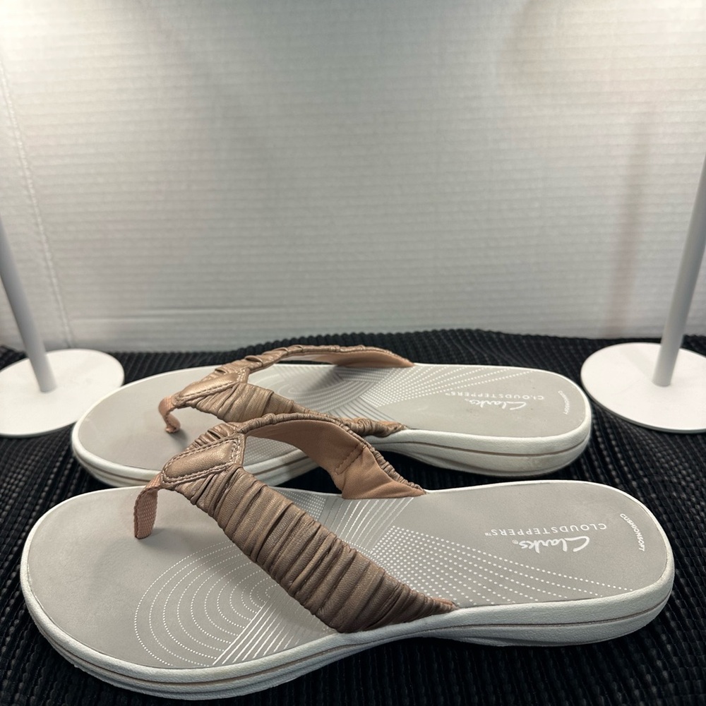 🆕Clarks Breeze Rae Rose Gold Sandals - Picture 6 of 14